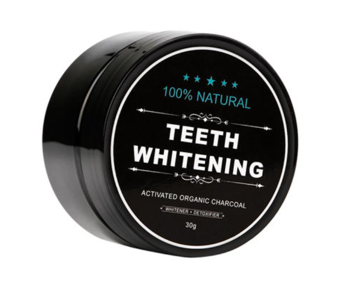 30g Organic Charcoal Flavoured Oral Cleansing Teeth Whitening Powder - Zoom Image