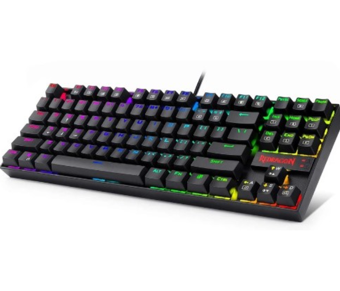 Redragon K552-RGB Wired Mechanical Gaming RGB Backlit Keyboard - Black - Zoom Image 1