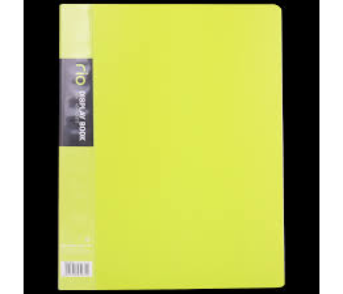 Deli 5034 40 Pockets A4 Paper Display Book - Green - Zoom Image