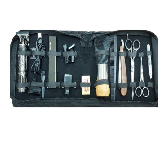 Hight Quality Fresh Cut Smart Private Home Barber Kit - Black - Zoom Image