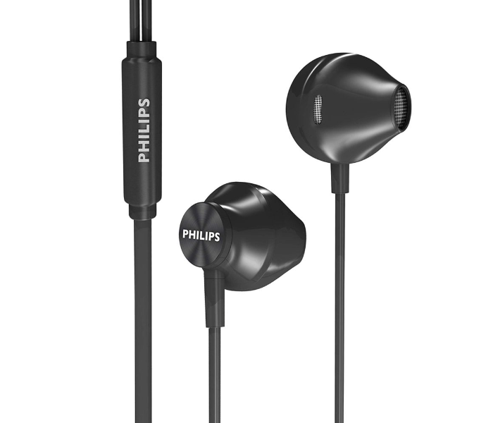 Philips TAUE101BK-00 In-Ear Wired Headphone with Microphone and Clear Bass Sound -Black - Zoom Image 4