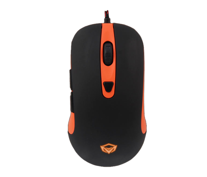 Meetion Mt-Gm30 Gaming Mouse - Black and Orange - Zoom Image 1