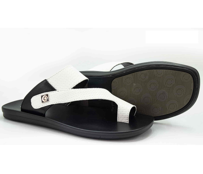 Odyssey 1282-20 43 EU Flat Sandal for Men - Black and White - Zoom Image