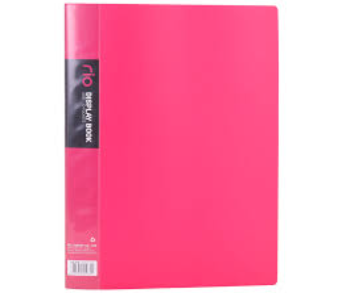 Deli 5031 10 Pockets A4 Paper Display Book - Pink - Zoom Image