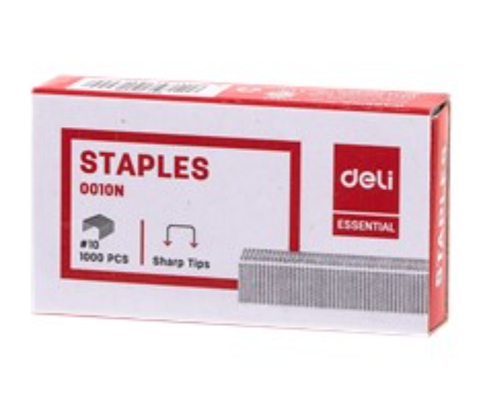 Deli 0010N 1000 Pieces Staples - Silver - Zoom Image