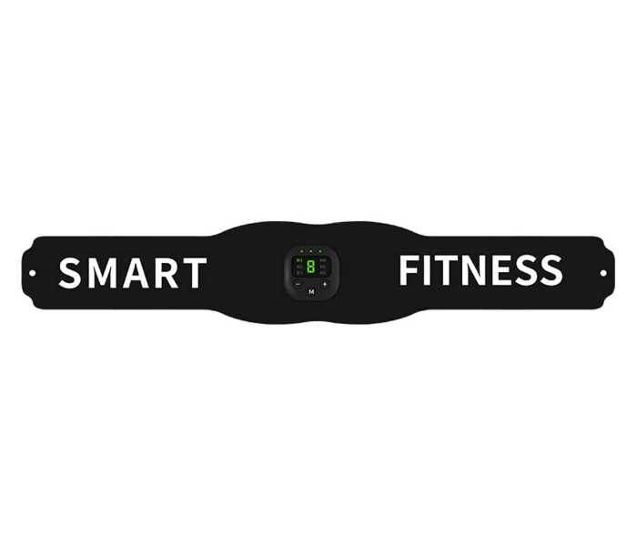 Micro Current Fitness Belt Home Muscle Training Device with Digital Display - Black - Zoom Image 9