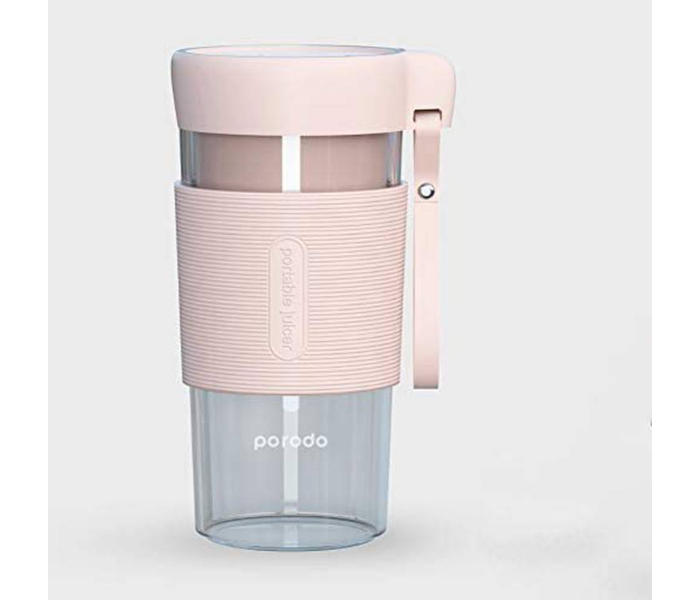 Porodo PD-PRJ350-PK 50W High-Powered Motor Portable Electric USB Rechargeable Juicer - Pink - Zoom Image 1