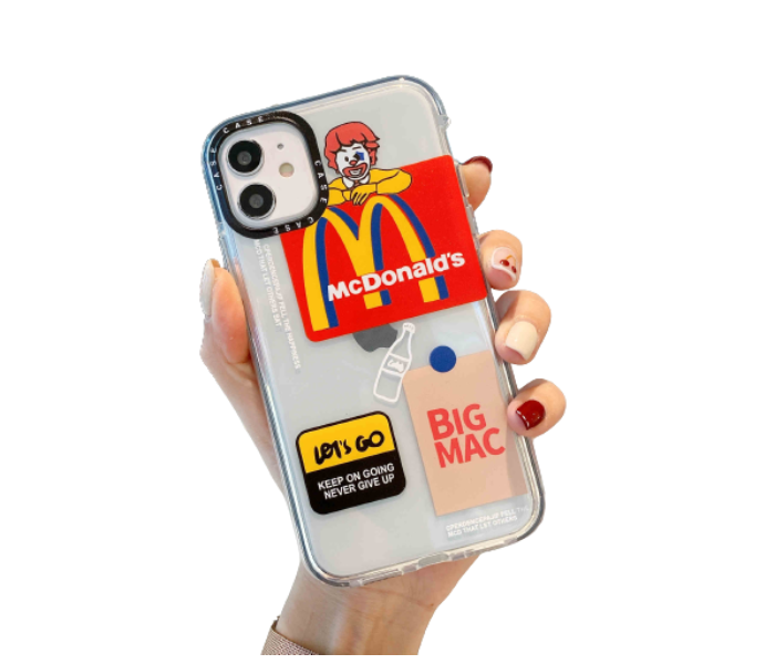 LAB 6 LBMC007 Mcdonald iPhone 12 Mobile Case - Transaparent - Zoom Image 1