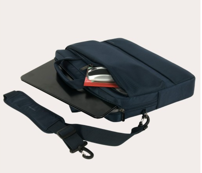 Tucano BDR15 Dritta Slim NoteBook 15.6 Inch and MacBook 16 Inch Laptop Backpacks - Navy Blue - Zoom Image 2