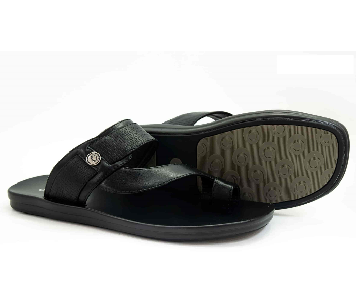 Odyssey 1286-02 45 EU Flat Sandal for Men - Black - Zoom Image