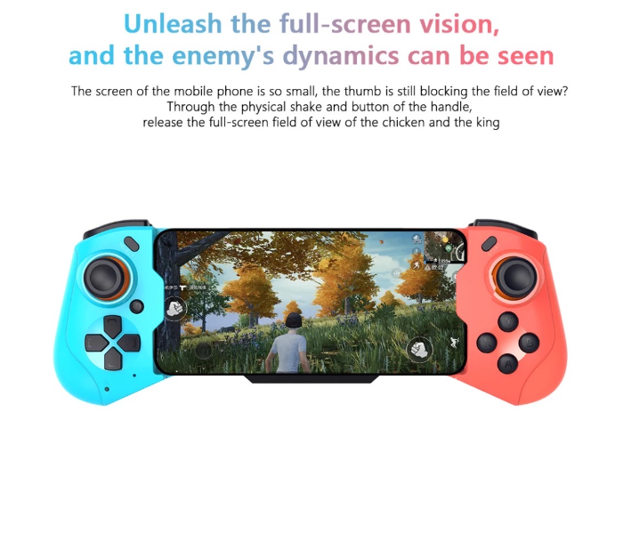 ANA Dreamworks 060-SWITCH COLOR Mocute Good Vibes Joystick Bluetooth Gamepad For Android and IOS -Red and Blue - Zoom Image 4