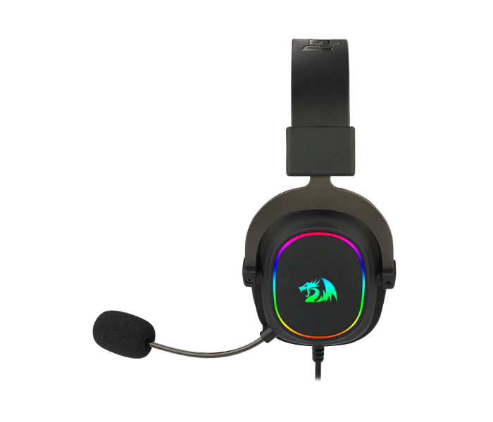 Redragon H510-RGB Zeus X USB Surround Computer Gaming Headphone with EQ Controller - Black and Red - Zoom Image 2