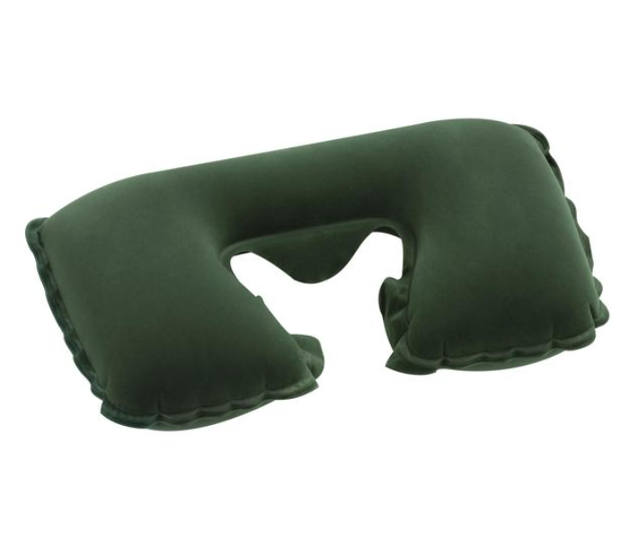 Bestway 67006 Flocked Inflatable Travel Pillow -Green - Zoom Image