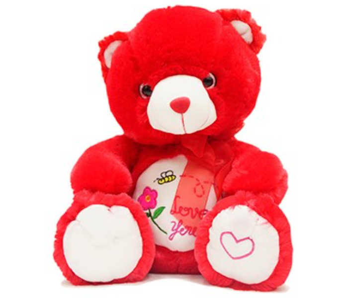 YD4499 35CM 600g Bear Soft Doll for Kids - Red - Zoom Image