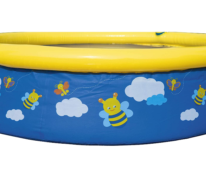 Bestway 57326 1.52m x 38cm PVC Kids Play Round Swimming Pool -Yellow And Blue - Zoom Image 2