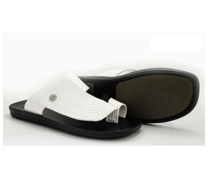 Odyssey 1283-20 46 EU Flat Sandal for Men - Black and White - Zoom Image