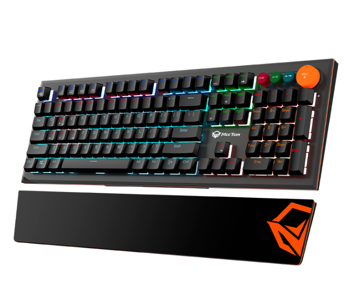 Meetion Mt-Mk500 Mechanical RGB Keyboard - Black - Zoom Image 4