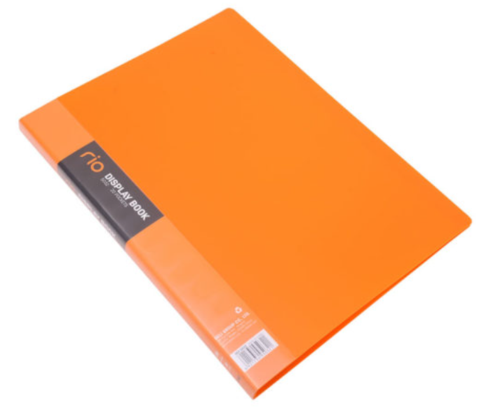 Deli 5032 20 Pockets A4 Paper Display Book - Orange - Zoom Image