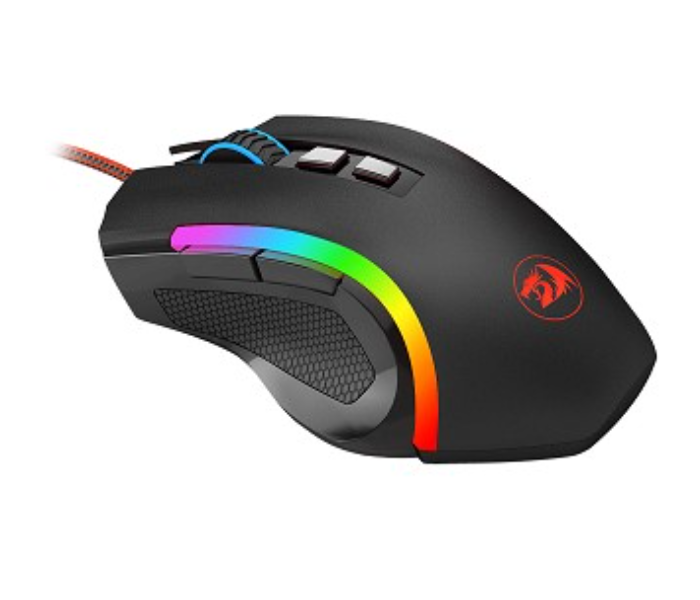 Redragon M607 7200 DPI RGB Griffin Gaming Mouse - Black - Zoom Image 1