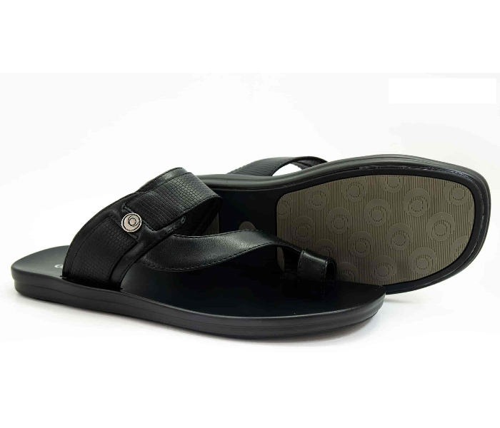 Odyssey 1286-02 42 EU Flat Sandal for Men - Black - Zoom Image