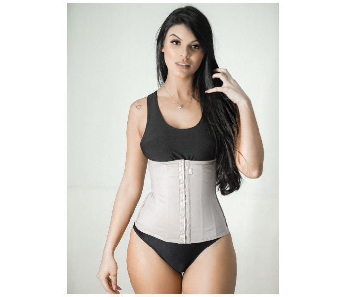 Advik Beauty 0719833169586 Small Brazilian Corset Shapewear for Women - Beige - Zoom Image