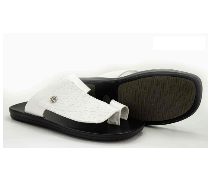 Odyssey 1283-20 44 EU Flat Sandal for Men - Black and White - Zoom Image