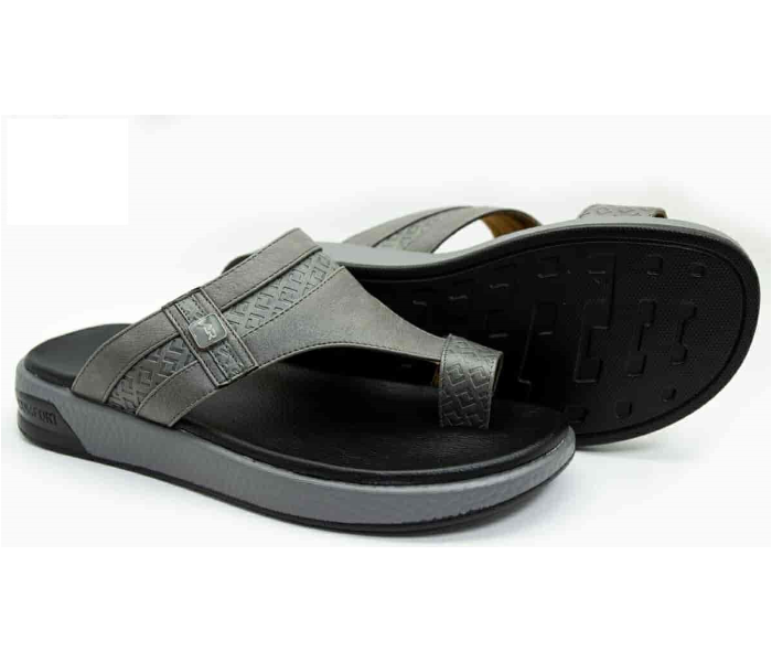 Finities 1339-13 43 EU MCloud Comfort Sandal for Men - Black and Grey - Zoom Image