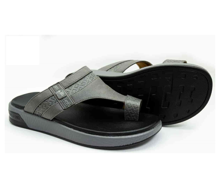 Finities 1339-13 44 EU MCloud Comfort Sandal for Men - Black and Grey - Zoom Image