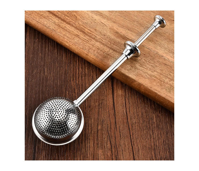 Stainless Steel Reusable Mesh Tea Strainer for Mug Teapot Teaware - Silver - Zoom Image 4