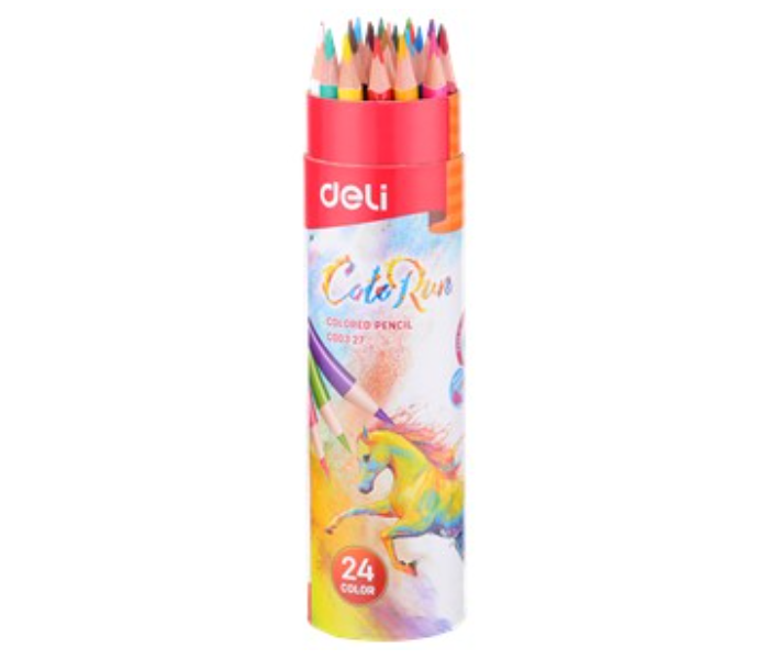 Deli C00327 24 Colors Colo Run Color Pencil - Zoom Image