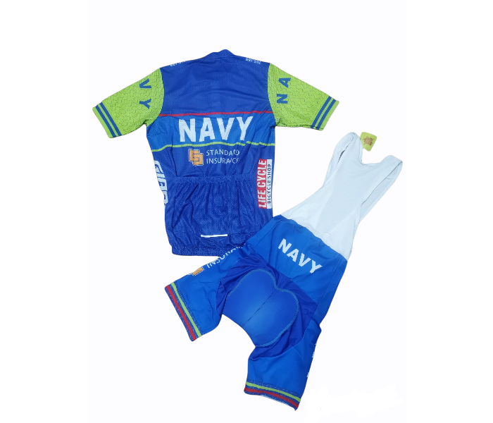 DJ PHL-NVY XXL FULL POWERBAND Philippine Navy Jersey 2021 Design Pineaple Fabric 20D Gel Pad  - Green and Blue - Zoom Image 2