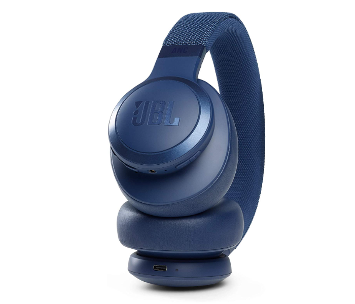 JBL Live 660NC Wireless over-ear NC Headphones - Blue - Zoom Image 2