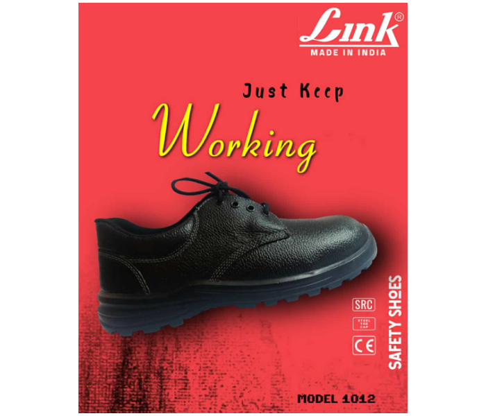 Link 1012 PU Sole Comfortable EU 41 Safety Shoes - Black - Zoom Image 1