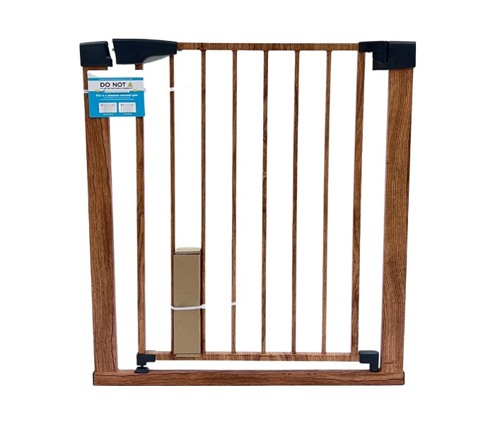 BG-01A Durable and Lightweight Child Safety Double Lock System Door - Brown - Zoom Image