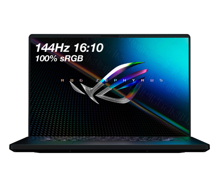 Asus 90NR07C1-M00030  ROG Zephyrus M16 Gaming 16 Inch WUXGA Intel Core i711800H Processor 16GB RAM 512GB SSD 4GB Nvidia GeForce RTX 3050Ti Graphics Windows 10 Home - Black - Zoom Image 1