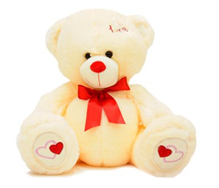 SY9007-45 45CM 650GM Bear Soft Doll for Kids - Cream - Zoom Image