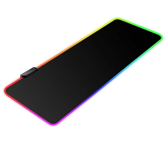 LED Soft Extra Extended Large 31.5 X 12 Inch RGB Gaming Mouse Pad with Anti-Slip Rubber Base -Black - Zoom Image 7