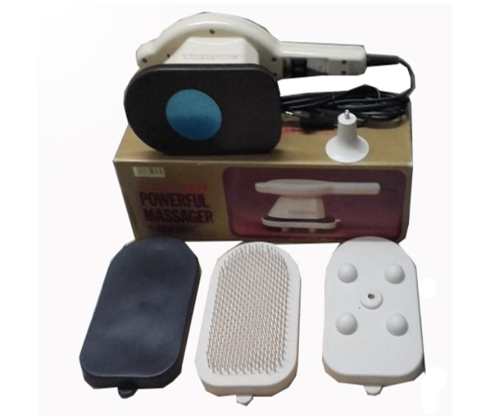 Generic 717 Powerful Body Massager Pain Reliever Thrive - White - Zoom Image 1