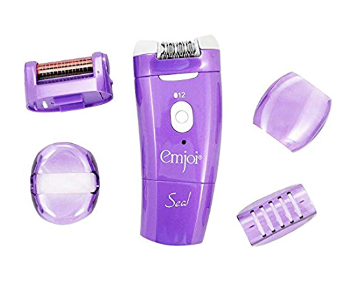 Emjoi AP-17 SR 2 In 1 Wet and Dry Hair Epilator With 42 Tweezer Head -Purple - Zoom Image 1