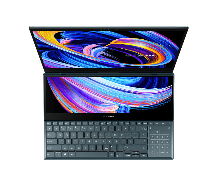 Asus ZenBook Pro Duo OLED UX582HS-OLED009T 15.6 Inch 4K Touchscreen Intel Core i9 32GB RAM 1TB SSD NVIDIA GeForce RTX 3080 Graphics Windows 10 - Celestial Blue - Zoom Image 7