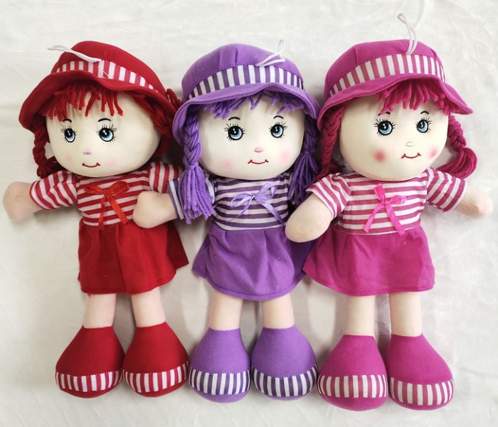 YD180123-60 35CM 3 Piece Soft Dolls for Kids - Multicolour - Zoom Image