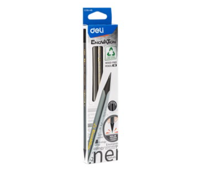 Deli C018-HB 2.2mm Enovation Wood Free Pencil HB Triangular Barrel - Zoom Image