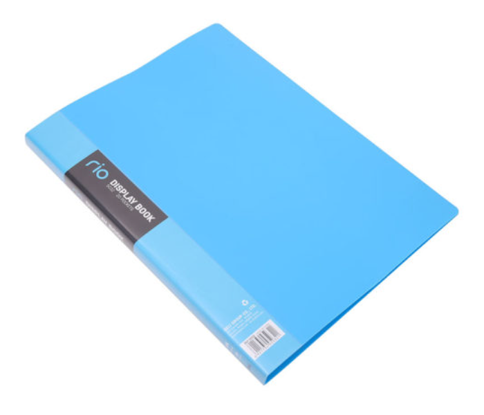 Deli 5032 20 Pockets A4 Paper Display Book - Blue - Zoom Image