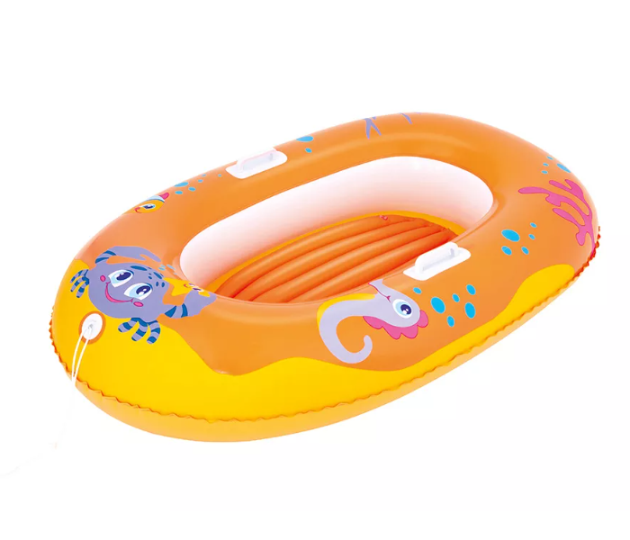 Bestway 34009 1.19M X 79Cm Vinyl Happy Crustacean Junior Inflatable Boat -Orange  - Zoom Image