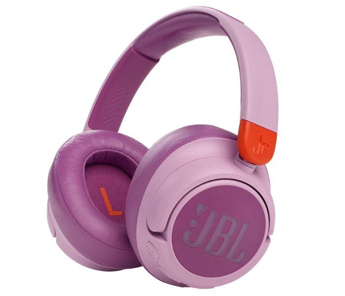 JBL Jr460NC Wireless over-ear Noise Cancelling Kids Headphones - Pink - Zoom Image 2