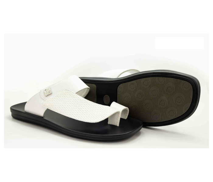 Odyssey 1288-20 41 EU Flat Sandal for Men - Black and White - Zoom Image