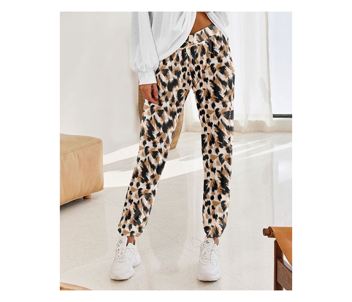 4730 Pack Of 5 Free Size Leopard Print Comfortable Pyjama For Women - Zoom Image 4