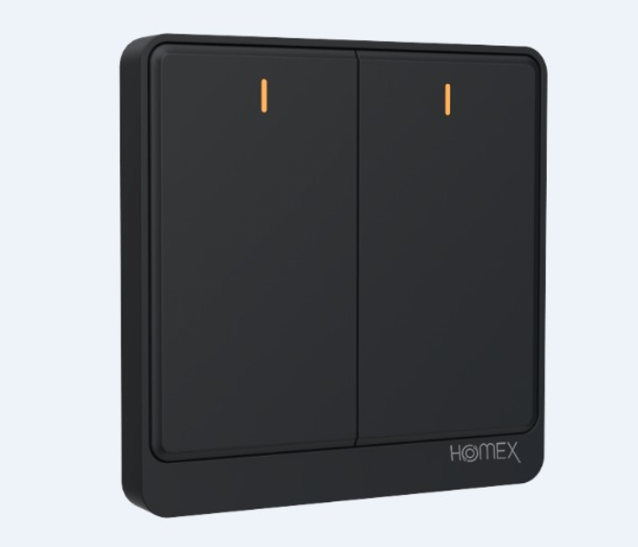 Homex HM015 Smart Wifi Gang 2 Switches - Black - Zoom Image 5