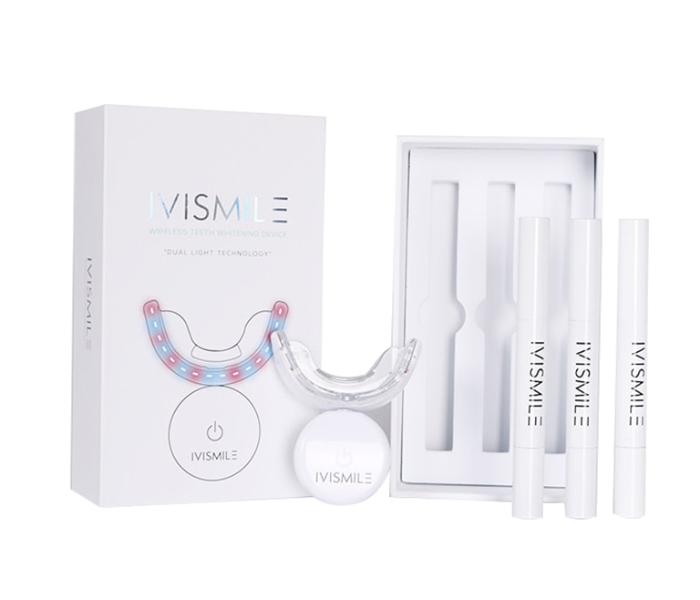 Ivismile Advanced Battery Teeth Whitening Device Home Kit with LED Light Technology - Black - Zoom Image 2