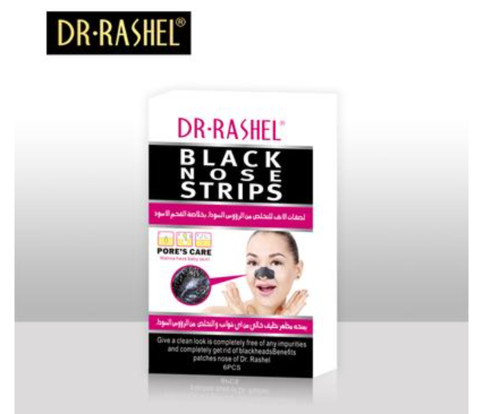 Dr.Rashel 6 Pcs Black Nose Strips Pack  - Zoom Image 1